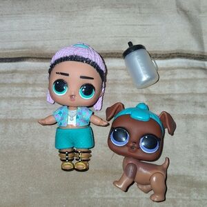 L.O.L. Surprise! Doll with Purple Hair and Teal Skirt